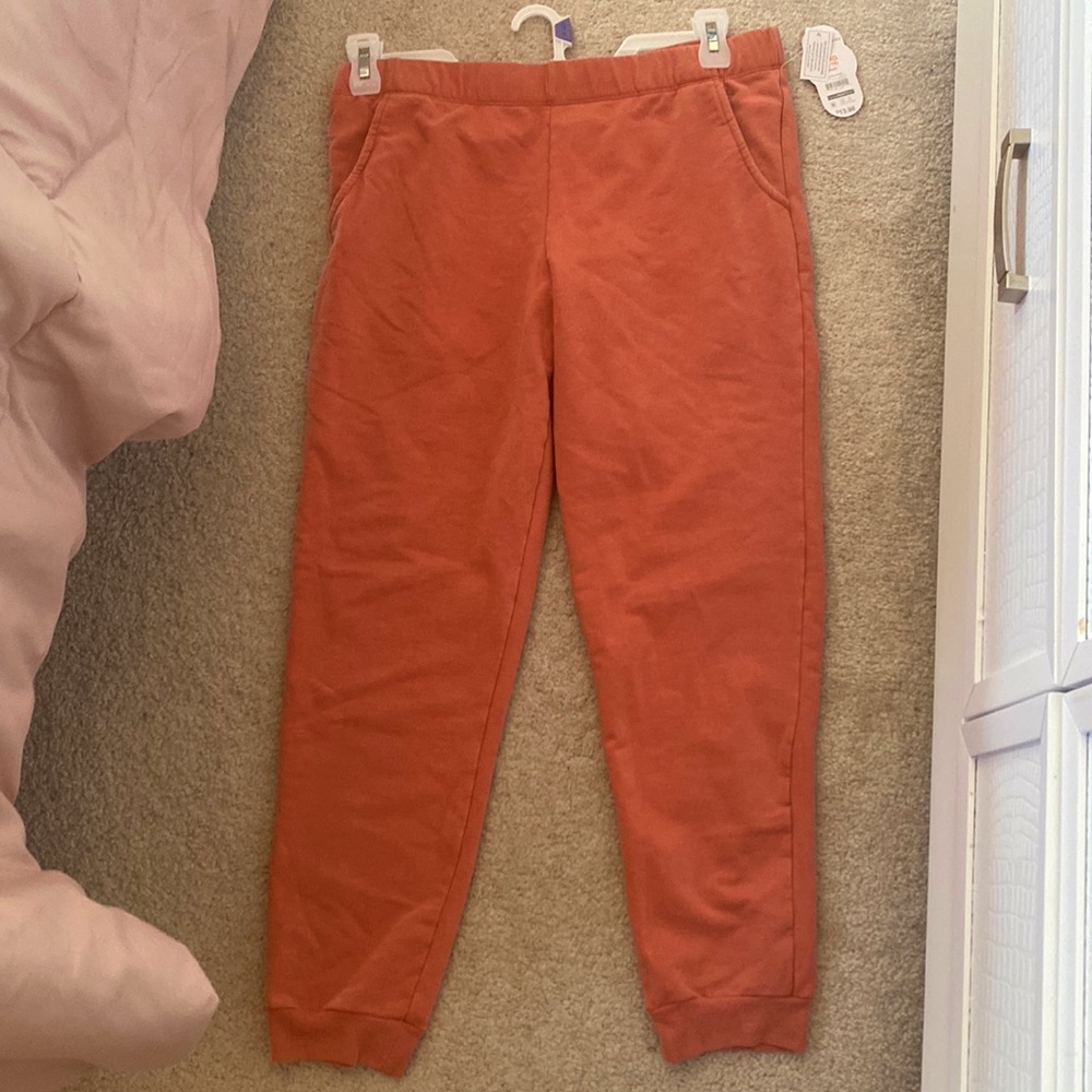 Orange girls sweatpants